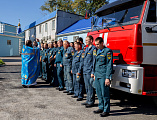 Спасатели и пожарные приняли участие в молебне в честь иконы Божией Матери «Неопалимая Купина»