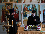 Преосвященнейший епископ Симон посетил приходы Чернышевского благочиния Шахтинской епархии