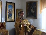 В день престольного праздника Преосвященнейший епископ Симон совершил Божественную литургию в храме святой равноапостольной княгини Ольги пос. Горный 