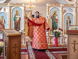 В третью годовщину освящения храма апостола Иоанна Богослова при ИСОиП (филиал) ДГТУ в г. Шахты духовенство епархии совершило соборное богослужении