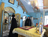 Епископ Симон совершил рабочий визит в Покровский храм города Новошахтинска