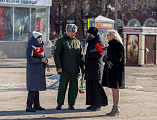 Ко Дню защитника Отечества к мемориальному комплексу в городе Шахты возложены цветы