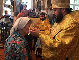 Епископ Николай, Управляющий Амурской епархией, совершил Божественную литургию в храме святого великомученика Пантелеимона города Миллерово