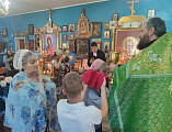 Престольный праздник в храме поселка Нижнедонского: память святого князя Димитрия Донского