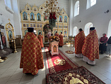 В пятницу Светлой седмицы Преосвященнейший епископ Симон совершил Божественную литургию в храме Святой Троицы города Каменск-Шахтинский