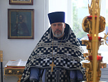 В Великий Вторник Страстной седмицы епископ Симон совершил Литургию Преждеосвященных Даров в храме великомученика Георгия Победоносца хутора Лихой