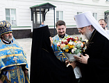 Преосвященнейший Симон епископ Шахтинский и Миллеровский сослужил Главе Донской митрополии в праздник Донской иконы Божией Матери, установленный на Дону