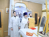 Преосвященнейший епископ Симон с архипастырским визитом посетил приход в честь вмч. Пантелеимона г. Гуково