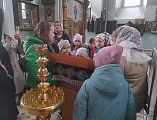          В воскресной школе «Азы Православия» Донецкого Успенского архиерейского подворья принимали гостей