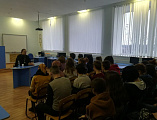 Протоиерей Роман Амплеев провел духовно-просветительскую беседу с учащимися филиала Шахтинского регионального колледжа топлива и энергетики им. ак. Степанова в г. Новошахтинске