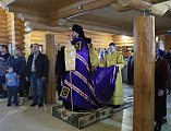 С архипастырским визитом Преосвященнейший епископ Симон посетил приход святого апостола Андрея Первозванного в мкр. Лиховской г. Каменск-Шахтинский