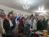 В храме Архангела Михаила села Первомайское отметили День Святой Троицы