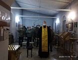 Протоиерей Роман Амплеев провел беседу с казаками станицы Мало-Несветаевской в Донском храме г. Новошахтинска