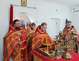 В храме посёлка Садовый прошло соборное богослужение духовенства Багаевского благочиния
