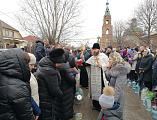 В Свято-Андреевском храме г. Миллерово молитвенно отметили Крещение Господне