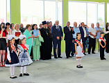 Торжественная линейка в школе станицы Обливской