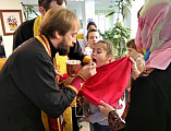 Воспитанники реабилитационного центра «Добродея» приобщились к церковным таинствам исповеди и причастия