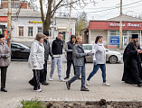 Епископ Симон принял участие в весеннем Дне древонасаждения и субботнике в городе Шахты