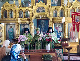 Соборным богослужением в шахтинском храме Вознесения Господня отметили праздник в честь преподобного Сергия Радонежского