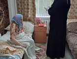Беседа в доме престарелых поселка Садовый