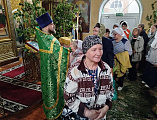 В Свято-Андреевском храме города Миллерово в праздник Святой Троицы наградили волонтеров православной группы «Мы вместе»   