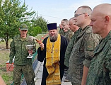 В воинской части освятили памятник