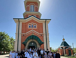 Свящденник благословил учащихся 9-х и 11-х классов шахтинской школы №14 на успешную сдачу экзаменов