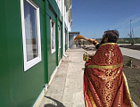 Иерей Сергий Липень вместе с личным составом 163 танкового полка совершил молебен с водосвятием