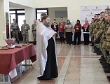 В войсках национальной гвардии освятили крещенскую воду