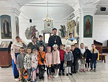 Первое знакомство с храмом состоялось у воспитанников детского сада