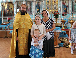 Ежегодная благотворительная акция «Поможем собрать детей в школу» прошла в храме Архангела Михаила п. Каменоломни