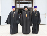 Во вторник первой седмицы Великого поста Преосвященнейший епископ Симон совершил великое повечерие с чтением покаянного канона преподобного Андрея Критского в храме Донецкого Успенского архиерейского подворья