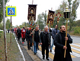Традиционным крестным ходом отметили праздник Крестовоздвижения в Гуковском благочинии