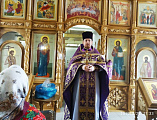 В Новошахтинске прошло торжественное богослужение, посвященное дню памяти Сорока мучеников Севастийских и 7-летию протоиерейства настоятеля Донского храма священника Романа Амплеева