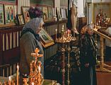 В Лазареву субботу епископ Шахтинский и Миллеровский Симон совершил Божественную литургию в храме святого князя Владимира города Шахты