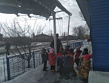 В храме Покрова Пресвятой Богородицы станицы Каргинской состоялась встреча иерея Александра Левчика с воспитанниками детского сада «Казачок»