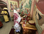 Пасхальное торжество в храме Донской иконы Божией Матери города Новошахтинска в среду Светлой седмицы