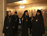 Вместе с делегацией Кипрской Церкви епископ Симон посетил Сретенский монастырь города Москвы