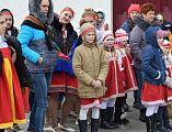 В пос. Красногорняцкий прошло мероприятие, посвященное Масленице