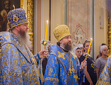 Преосвященнейший епископ Симон принимает участие в торжествах по случаю празднования в честь иконы Божией Матери «Донская»