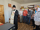 Иеромонах Димитрий (Яроцкий) посетил филиалы Всероссийского общества слепых и Всероссийского общества инвалидов