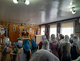 Молебен перед началом учебного года в хуторе Пономарев