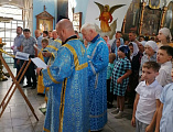 Молебен на начало учебного года в храме Архистратига Михаила