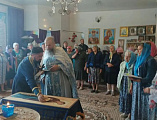 В храме хутора Талловеров отметили престольный праздник Успения Пресвятой Богородицы
