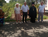 Священник Анатолий Минаев принял участие в праздновании дня хутора Кудинов Ёлкинского сельского поселения