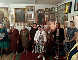В Преображенском храме села Лысогорка прошло соборное богослужение в день памяти царственных страстотерпцев