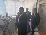 Протоиерей Павел Шаповалов совершил молебен на Новороссийском прокатном заводе города Шахты
