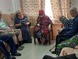 В доме престарелых посёлка Садовый прошли беседы о Богородице и житиях святых