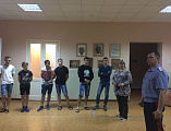 Руководитель казачьего молодежного движения «Донцы» и помощник благочинного по молодёжной работе поздравили воспитанников Центра помощи детям № 1 с праздником Великой Победы