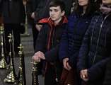 Епископ Шахтинский и Миллеровский Симон совершил молебен на Новолетие в Покровском кафедральном соборе г. Шахты